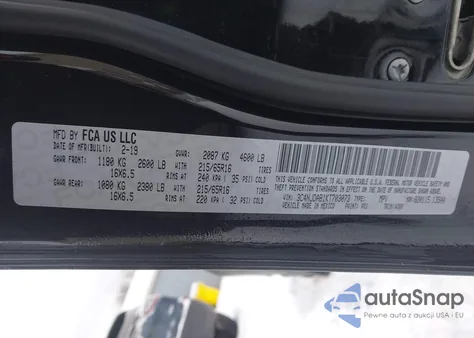 2019 Jeep Compass Sport 4X4 from USA, damaged, VIN 3C4NJDAB1KT703073